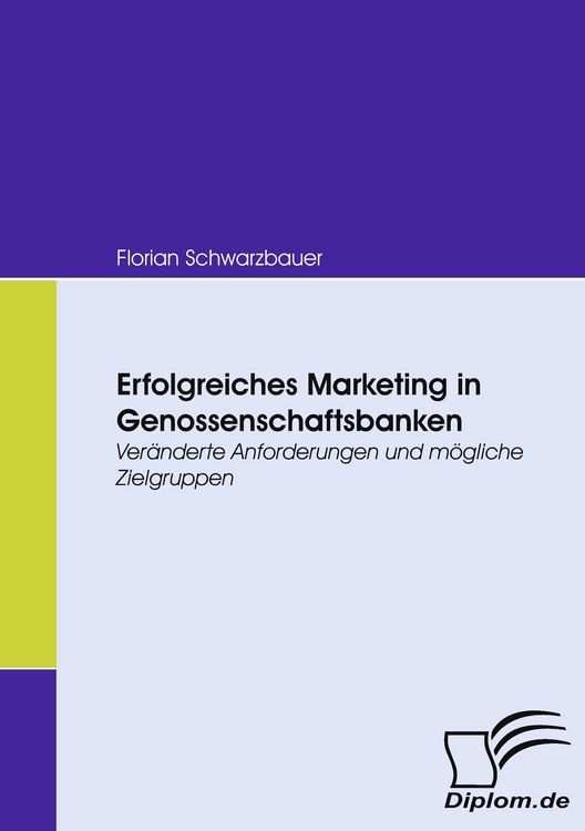 Produktbild: Erfolgreiches Marketing in Genossenschaftsbanken