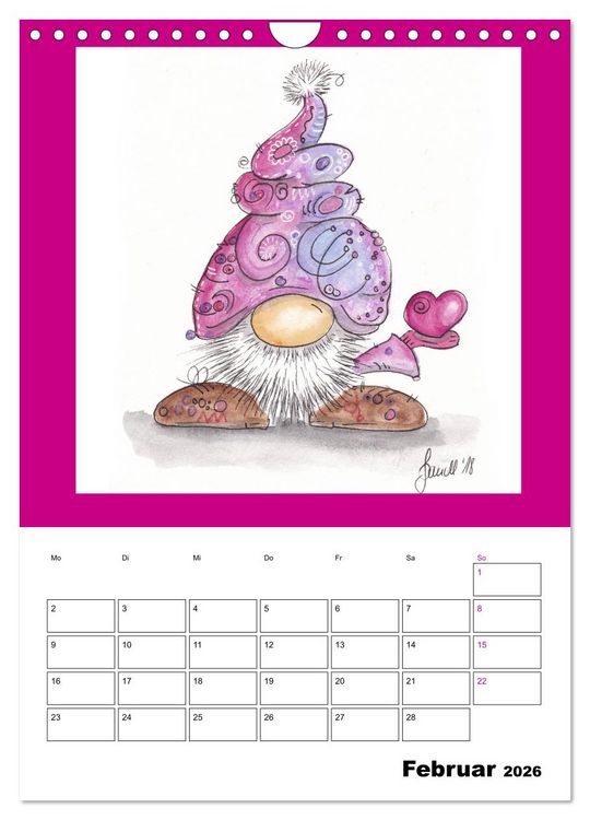 Produktbild: WichtelParade (Wandkalender 2026 DIN A4 hoch), CALVENDO Monatskalender