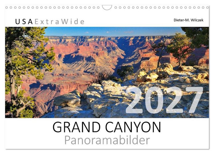 Produktbild: GRAND CANYON Panoramabilder (Wandkalender 2027 DIN A3 quer), CALVENDO Monatskalender