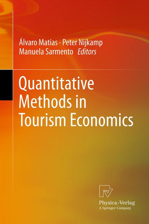 Produktbild: Quantitative Methods in Tourism Economics