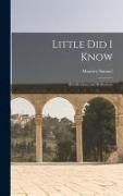 Produktbild: Little Did I Know