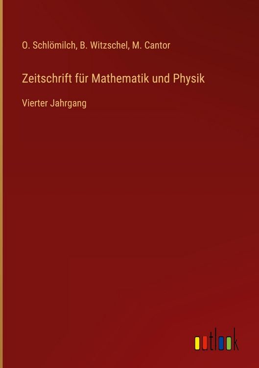Produktbild: Zeitschrift f&uuml;r Mathematik und Physik
