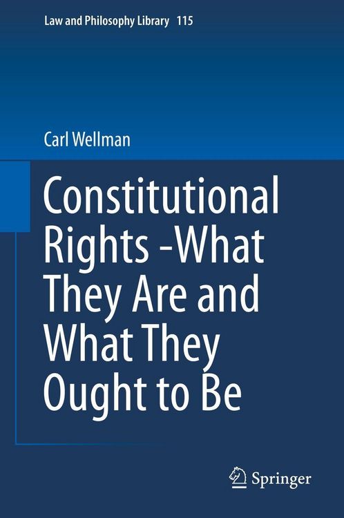Produktbild: Constitutional Rights -What They Are and What They Ought to Be