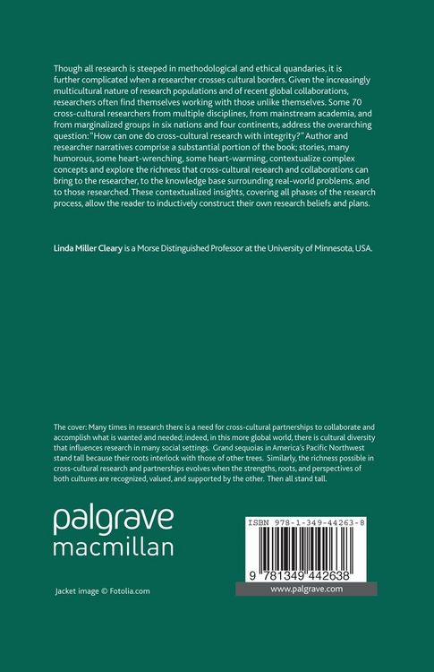 Produktbild: Cross-Cultural Research with Integrity