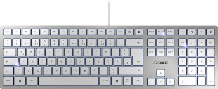 Produktbild: CHERRY KC6000 USB Tastatur Deutsch, QWERTZ Silber
