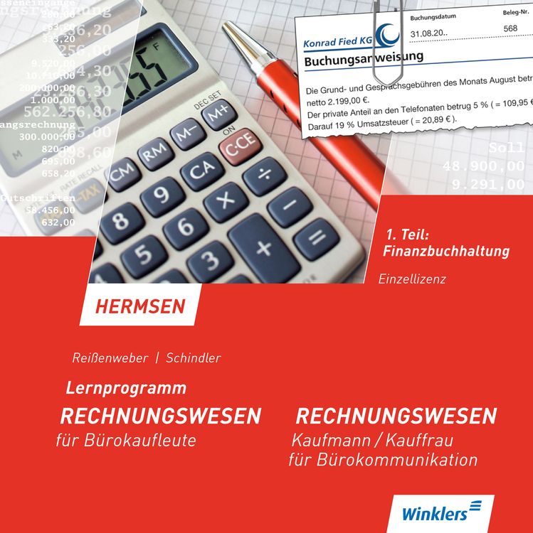 Produktbild: Lernprogramm zu Hermsen, Rechnungswesen f&uuml;r B&uuml;rokaufleute, Kaufmann / Kauffrau f&uuml;r B&uuml;rokommunikation