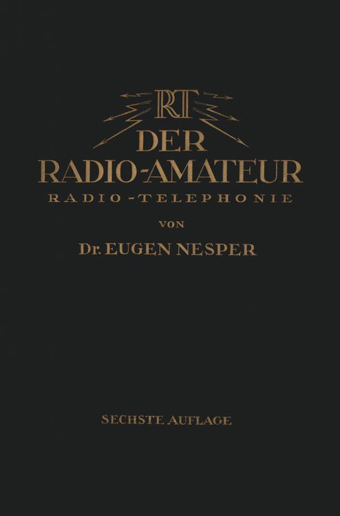 Produktbild: Der Radio-Amateur (Radio-Telephonie)