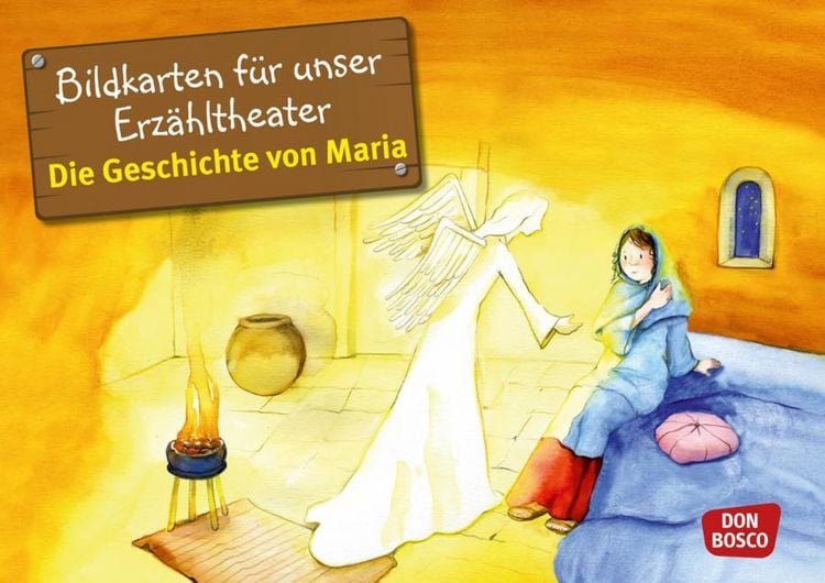 Produktbild: Die Geschichte von Maria. Kamishibai Bildkartenset.
