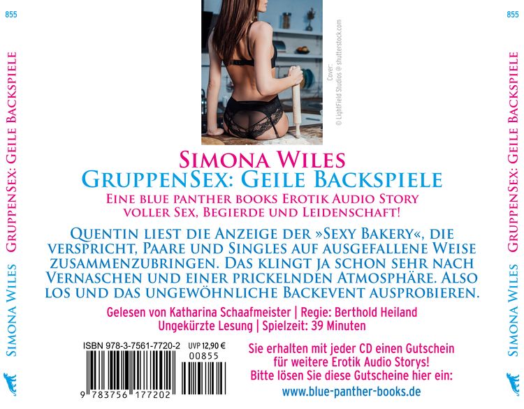 Produktbild: GruppenSex: Geile Backspiele | Erotik Audio Story | Erotisches Hörbuch Audio-CD