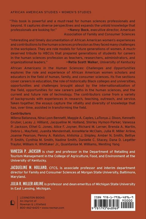Produktbild: African Americans in the Human Sciences