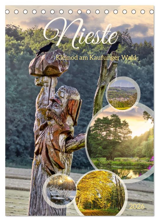 Produktbild: Nieste, Kleinod am Kaufunger Wald (Tischkalender 2026 DIN A5 hoch), CALVENDO Monatskalender