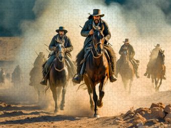 Produktbild: CALVENDO Puzzle Ein Motiv aus dem Kalender Abenteuer im Wilden Westen | 2000 Teile Lege-Gr&ouml;&szlig;e 90x67cm Foto-Puzzle f&uuml;r gl&uuml;ckliche Stunden