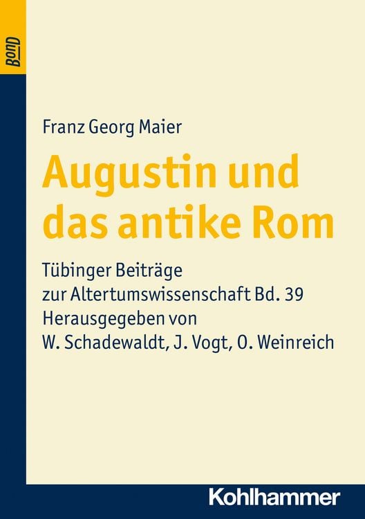 Produktbild: Augustin und das antike Rom. BonD