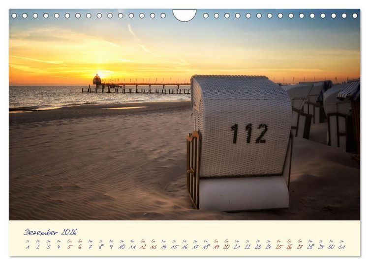 Produktbild: OSTSEEGL&Uuml;CK - Gl&uuml;cksmomente auf dem Dar&szlig; (Wandkalender 2026 DIN A4 quer), CALVENDO Monatskalender
