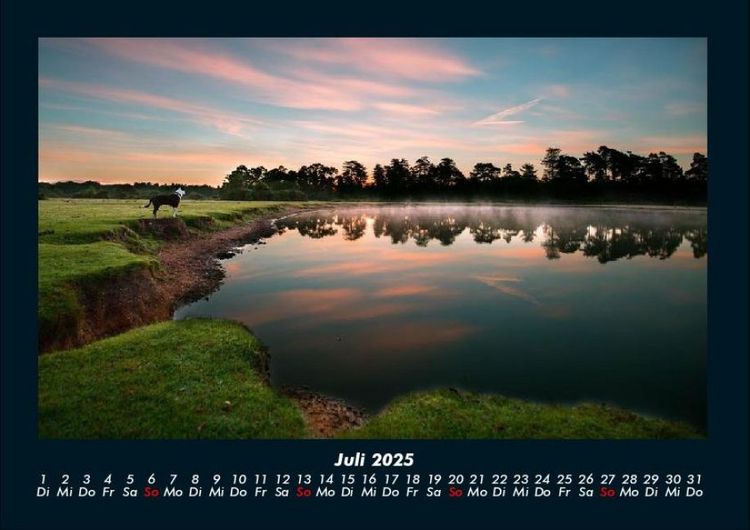 Produktbild: Die Seen der Erde 2025 Fotokalender DIN A4