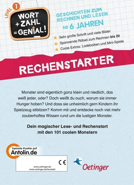 Produktbild: 101 Monster rechnen wie wild!