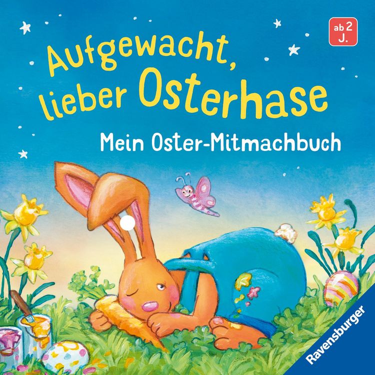 Produktbild: Aufgewacht, lieber Osterhase: Mein Oster-Mitmachbuch