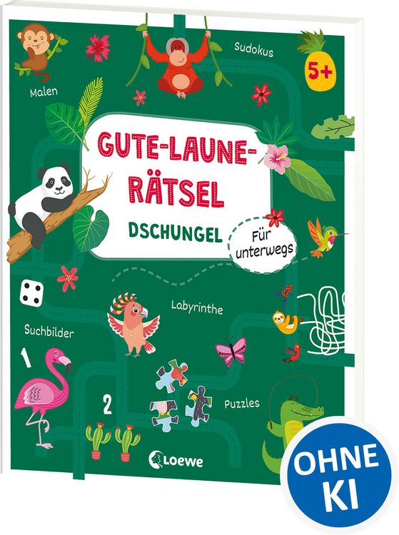 Produktbild: Gute-Laune-R&auml;tsel f&uuml;r unterwegs - Dschungel