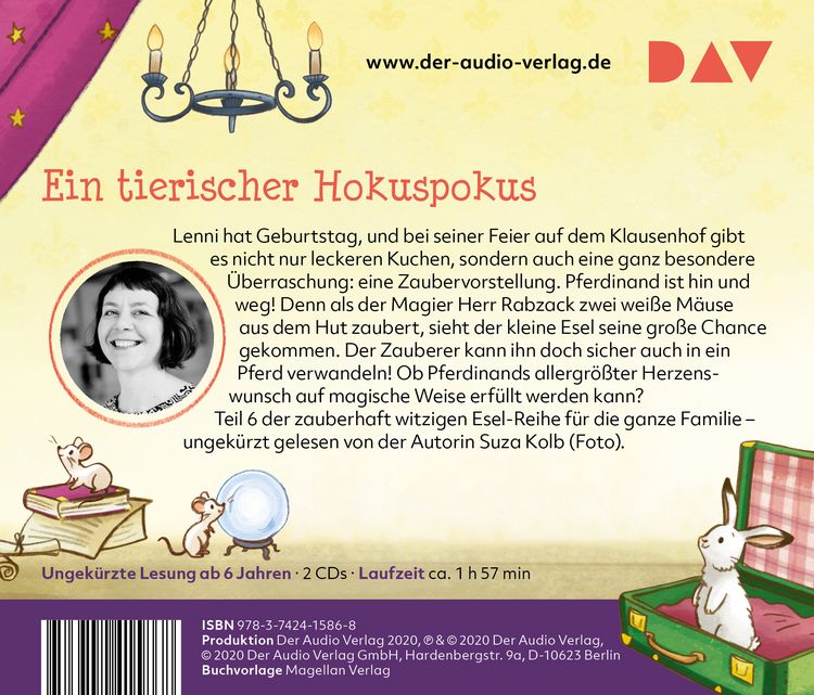 Produktbild: Der Esel Pferdinand &ndash; Teil 6: Abrakadabra, einmal grauer Esel!