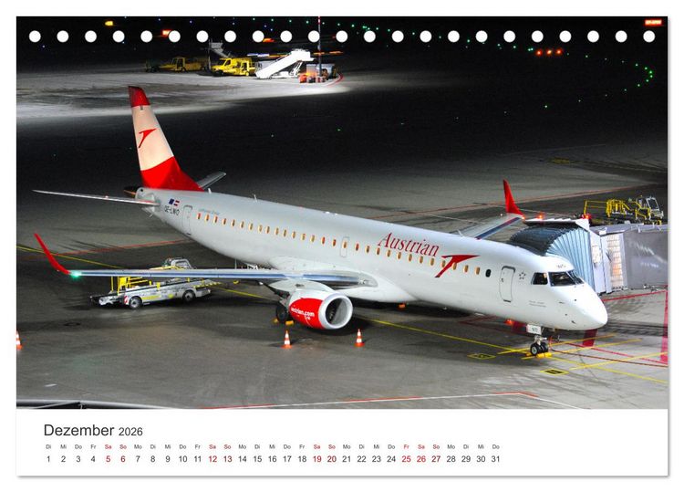 Produktbild: Ein Jahr am Flughafen Stuttgart (Tischkalender 2026 DIN A5 quer), CALVENDO Monatskalender
