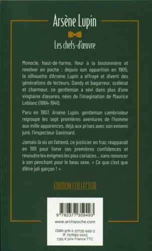 Produktbild: Arsene Lupin 01. Gentleman-Cambrioleur