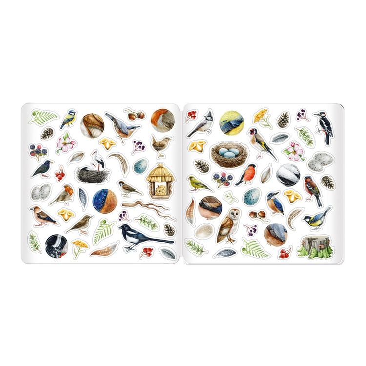 Produktbild: TR&Ouml;TSCH - Stickermalbuch Unsere Vogelwelt Malbuch mit Stickern| Ab 5 Jahren