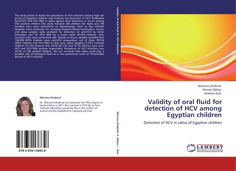 Produktbild: Validity of oral fluid for detection of HCV among Egyptian children