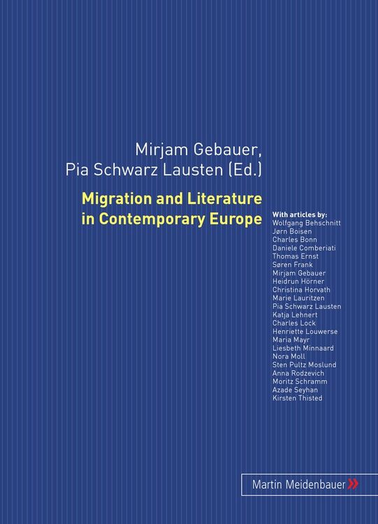 Produktbild: Migration and Literature in Contemporary Europe