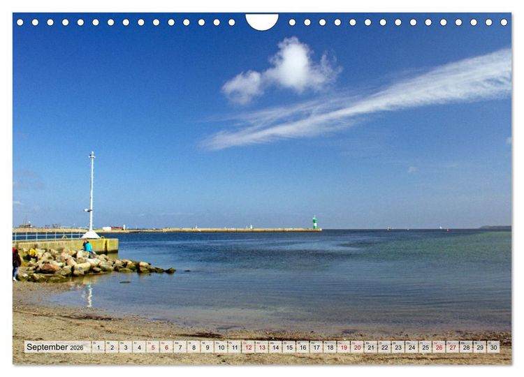 Produktbild: Halbinsel Priwall bei Travem&uuml;nde &ndash; Impressionen von der Ostseek&uuml;ste (Wandkalender 2026 DIN A4 quer), CALVENDO Monatskalender