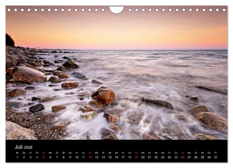 Produktbild: Ostsee erleben (Wandkalender 2026 DIN A4 quer), CALVENDO Monatskalender