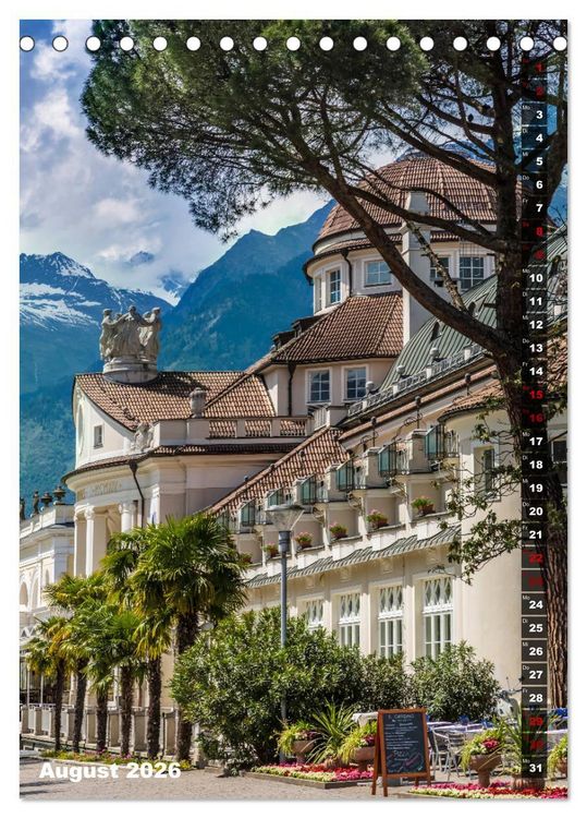 Produktbild: Stadtherz MERAN (Tischkalender 2026 DIN A5 hoch), CALVENDO Monatskalender