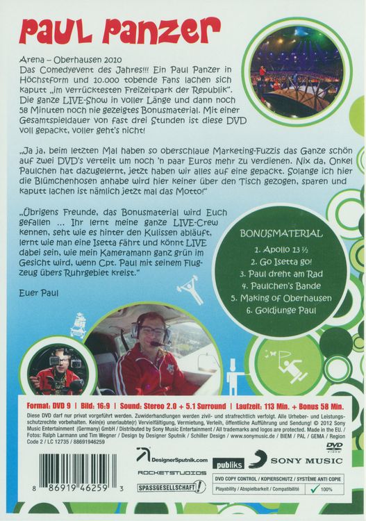Produktbild: Paul Panzer - Endlich Freizeit - Was f&uuml;r'n Stress!