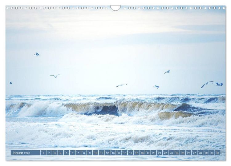 Produktbild: Jutland - D&auml;nemarks Nordseek&uuml;ste (Wandkalender 2026 DIN A3 quer), CALVENDO Monatskalender