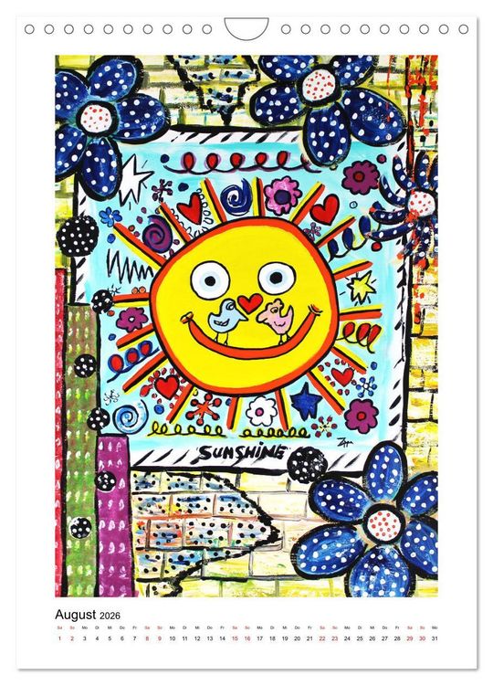 Produktbild: Hommage an die Superstars der Malerei - Atelier Zippo (Wandkalender 2026 DIN A4 hoch), CALVENDO Monatskalender