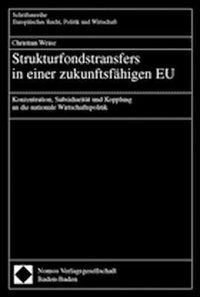 Produktbild: Strukturfondstransfers in einer zukunftsf&auml;higen EU