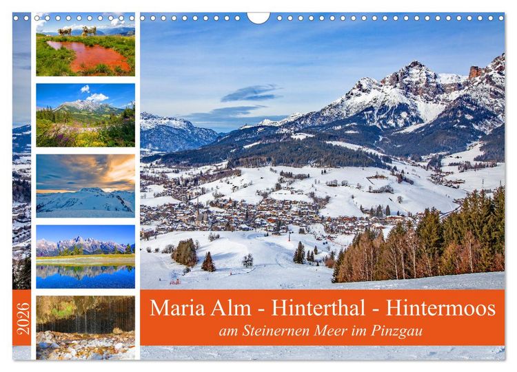 Produktbild: Maria Alm - Hinterthal - Hintermoos (Wandkalender 2026 DIN A3 quer), CALVENDO Monatskalender