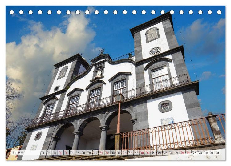 Produktbild: Madeira Die Stadt Funchal (Tischkalender 2026 DIN A5 quer), CALVENDO Monatskalender
