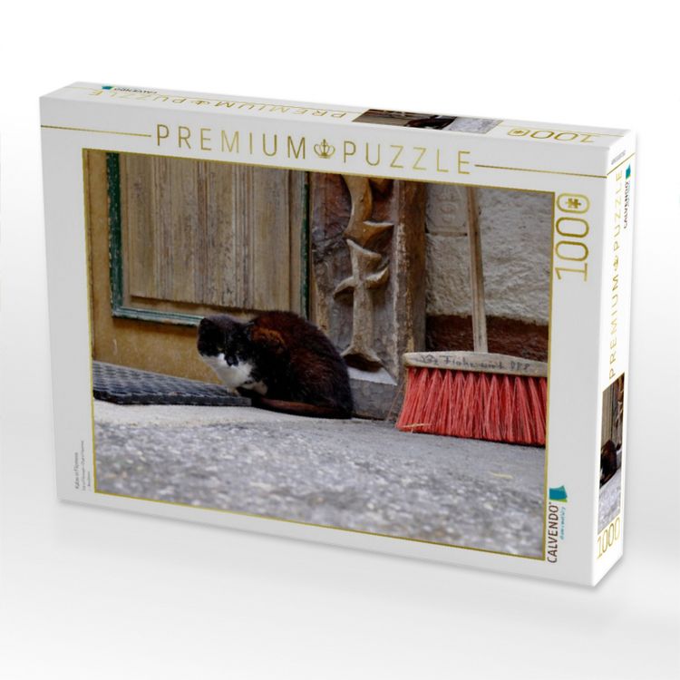 Produktbild: CALVENDO Puzzle Katze in Filzmoos | 1000 Teile Lege-Gr&ouml;&szlig;e 64x48cm Foto-Puzzle f&uuml;r gl&uuml;ckliche Stunden