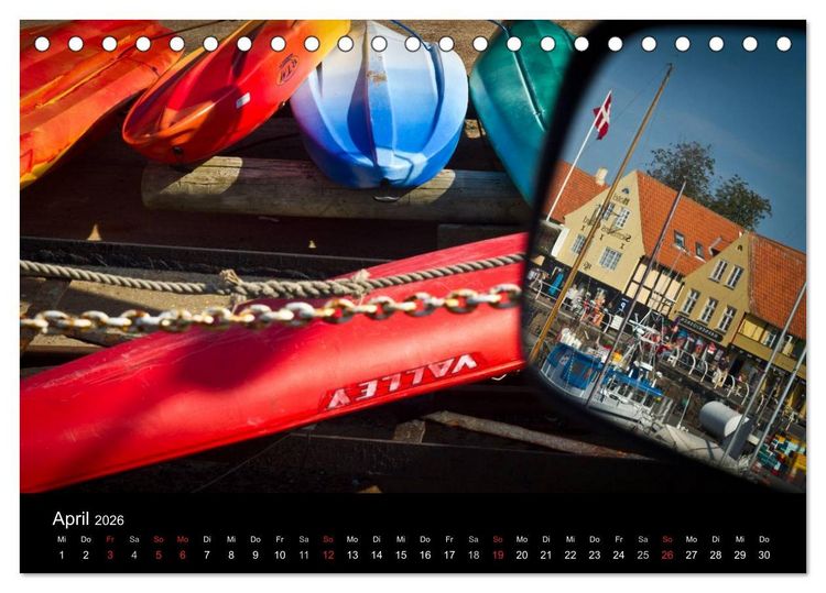 Produktbild: D&auml;nemarks Bornholm 2026 (Tischkalender 2026 DIN A5 quer), CALVENDO Monatskalender