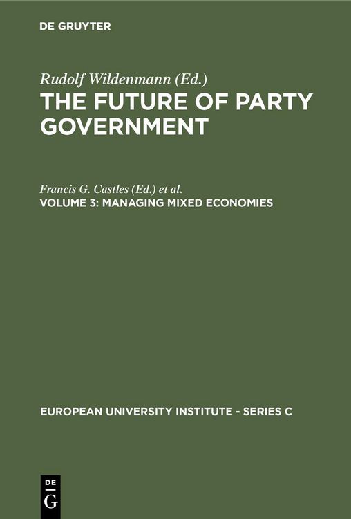 Produktbild: Managing Mixed Economies