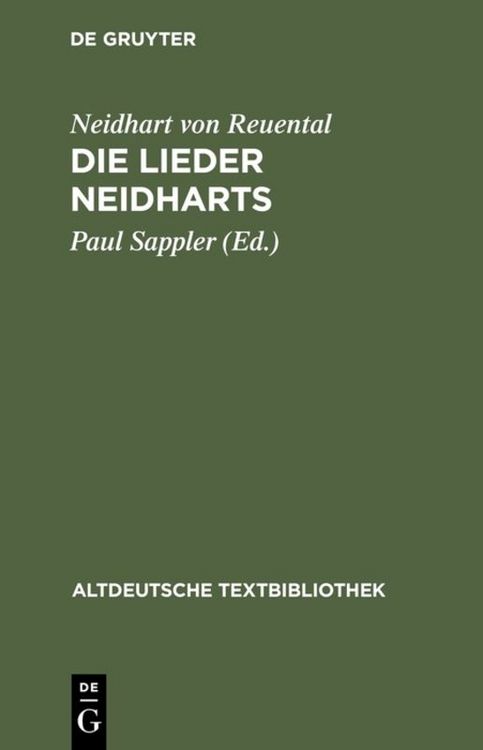 Produktbild: Die Lieder Neidharts