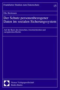 Produktbild: Der Schutz personenbezogener Daten im sozialen Sicherungssystem