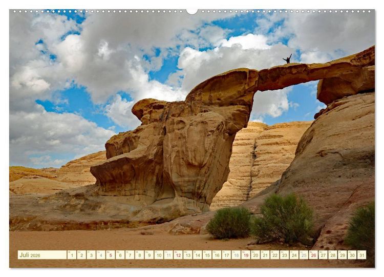Produktbild: Urlaub in JORDANIEN (Wandkalender 2026 DIN A2 quer), CALVENDO Monatskalender