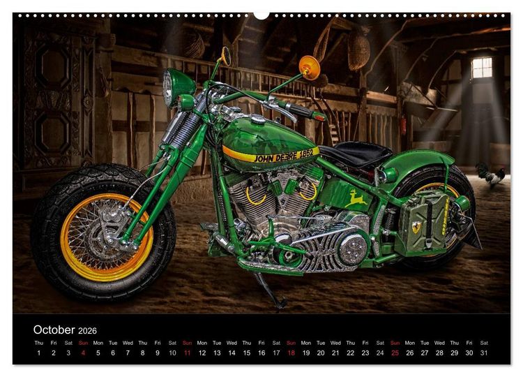 Produktbild: Motorbike Dreams (High Quality Premium Wall Calendar 2026 DIN A2 landscape),CALVENDO 12 Month Wall Calendar