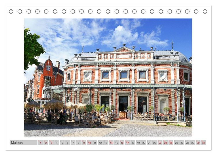 Produktbild: SPA - Die belgische Stadt des Wassers (Tischkalender 2026 DIN A5 quer), CALVENDO Monatskalender