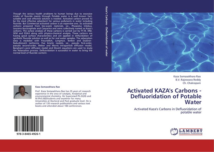 Produktbild: Activated KAZA's Carbons - Defluoridation of Potable Water