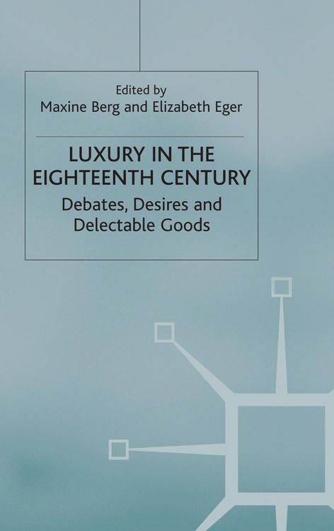 Produktbild: Luxury in the Eighteenth Century