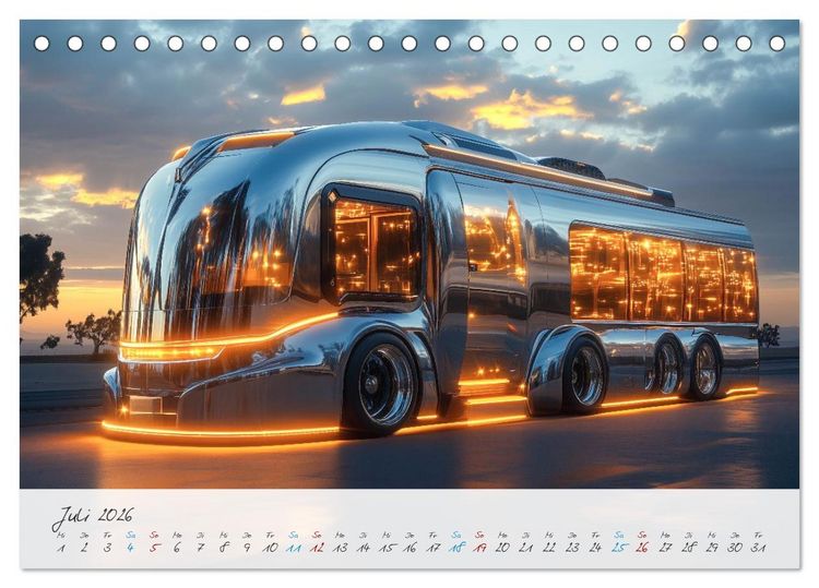 Produktbild: Giganten der Stra&szlig;e (Tischkalender 2026 DIN A5 quer), CALVENDO Monatskalender