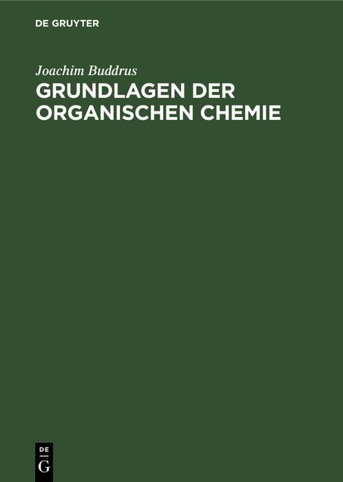 Produktbild: Grundlagen der organischen Chemie