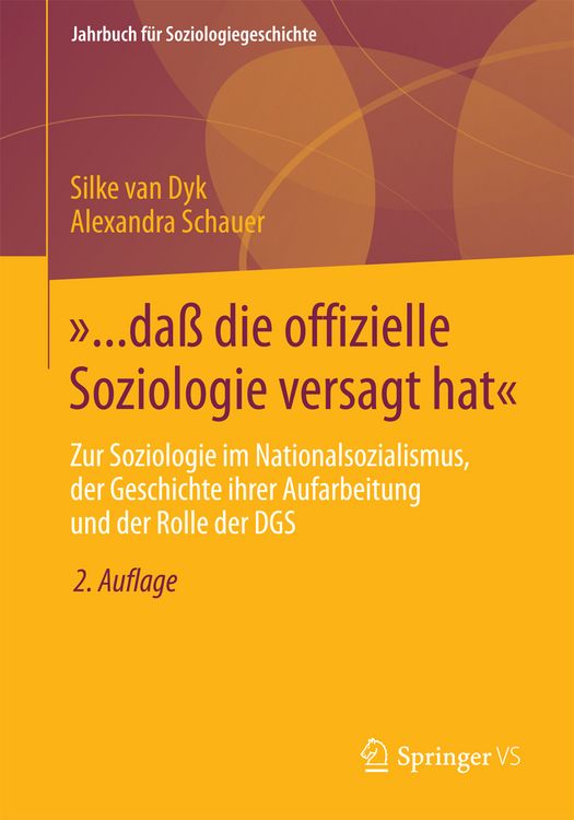 Produktbild: &raquo;... da&szlig; die offizielle Soziologie versagt hat&laquo;